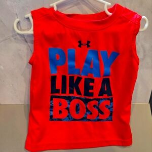 Under Armour Kids‎ Salmon Sleeveless Shirt